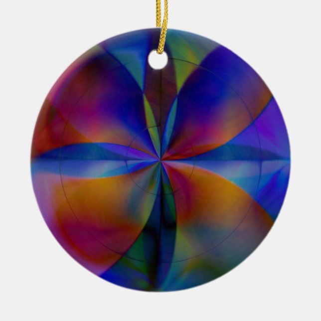 Schmetterling Keramik Ornament (Vorne)