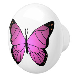 Schmetterling Keramikknauf