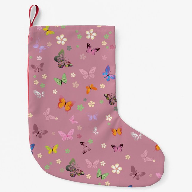 Schmetterling Kleiner Weihnachtsstrumpf (Vorderseite)