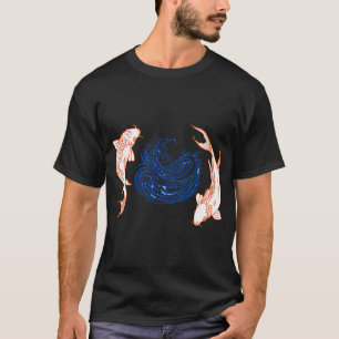 Schmetterling Koi Orange Tattoo Fisch T-Shirt