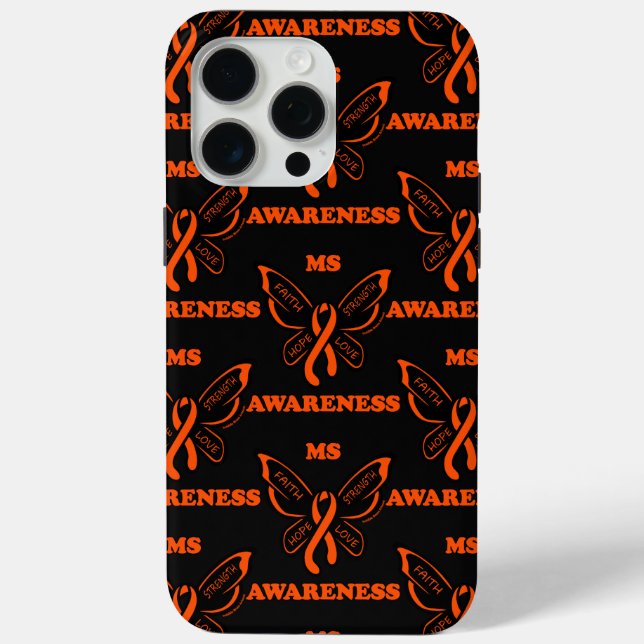 Schmetterling/Krieger...MS Case-Mate iPhone Hülle (Rückseite)
