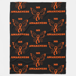 Schmetterling/Krieger...MS Fleece Blanket