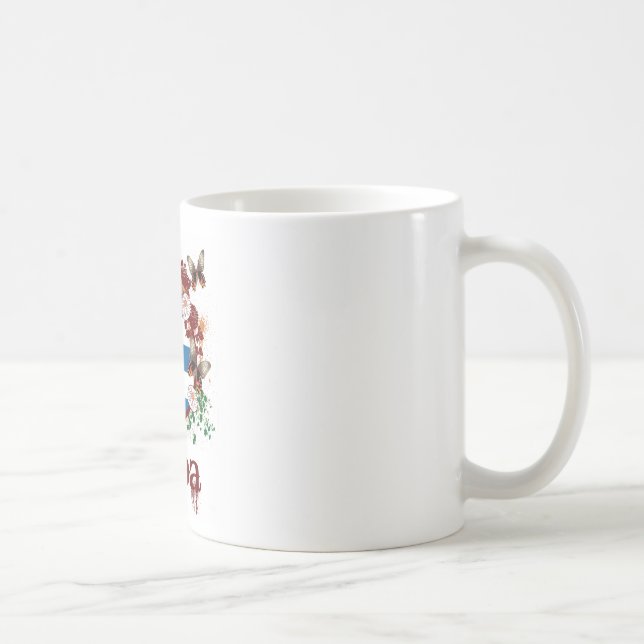 Schmetterling Kuba Kaffeetasse (Rechts)