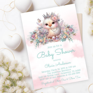 Schmetterling Küken Baby Shower Einladung