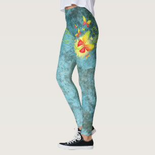 Schmetterling Kunst 5A Bild Optionen Leggings