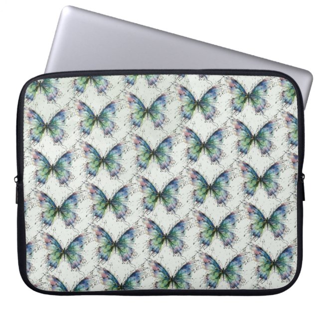Schmetterling Laptopschutzhülle (Vorderseite)