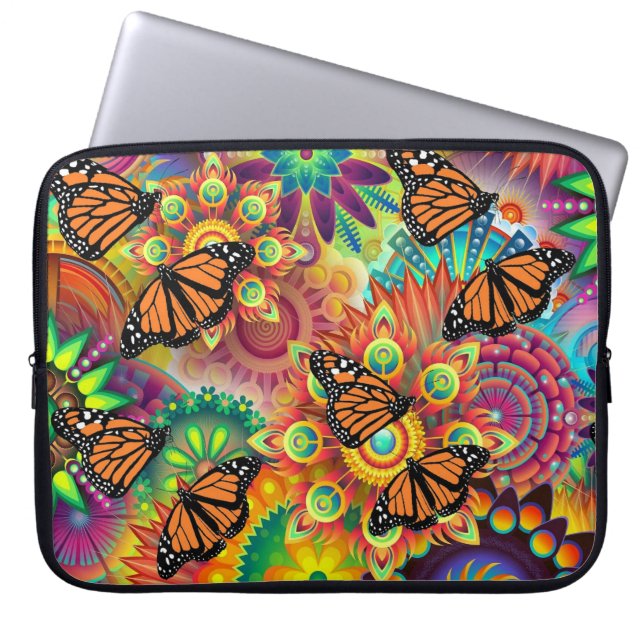Schmetterling Laptopschutzhülle (Vorderseite)