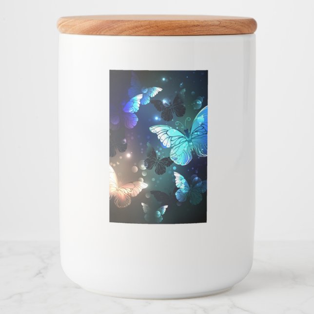 Schmetterling Lebensmitteletikett (Vorderseite)