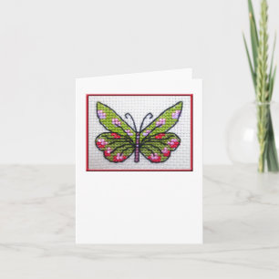 Schmetterling leeres notecard 02 karte