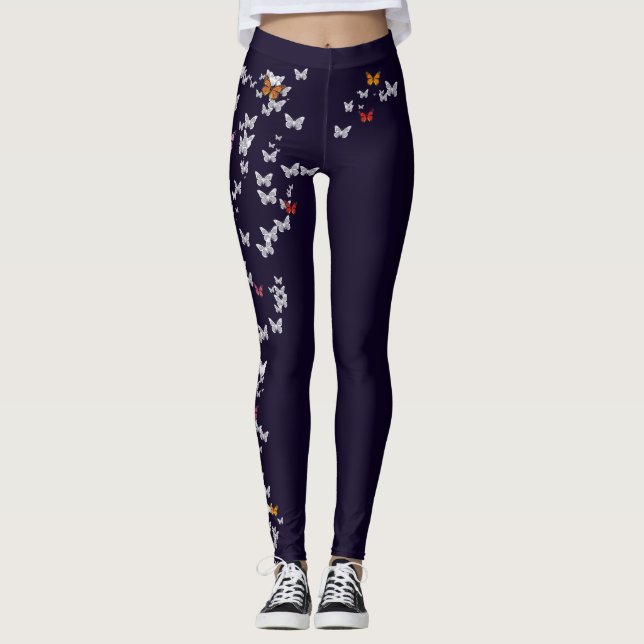 Schmetterling Leggings (Vorderseite)