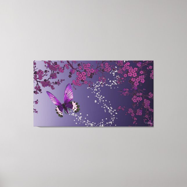 Schmetterling Leinwanddruck (Vorderseite)