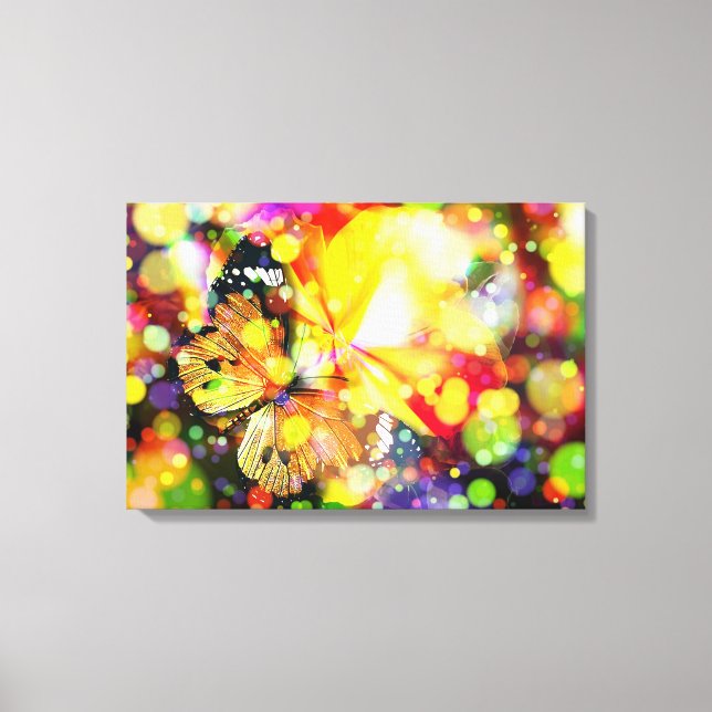 Schmetterling Leinwanddruck (Vorderseite)