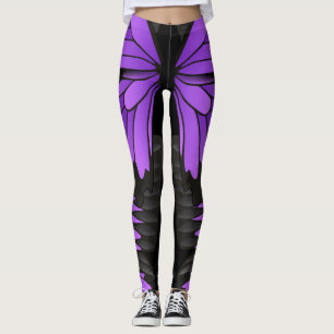 Schmetterling - lila - Animal - Modèle Leggings