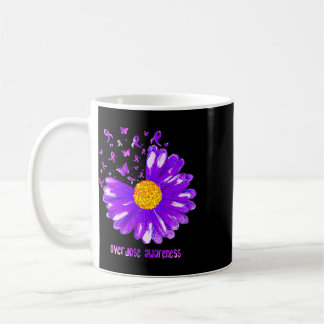 Schmetterling Lila Band Sonnenblume Überdosis-Bewu Kaffeetasse