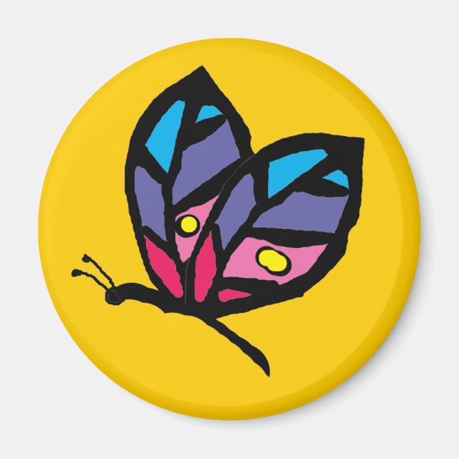 Schmetterling Magnet (Vorne)
