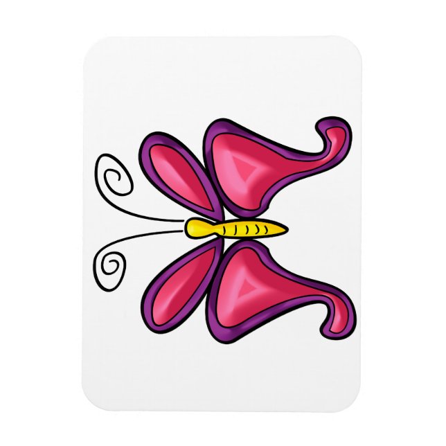 Schmetterling Magnet (Vertikal)
