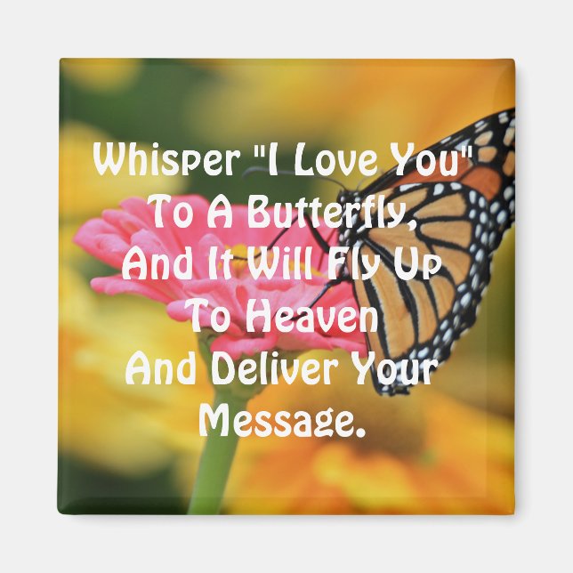 Schmetterling Magnet (Vorne)