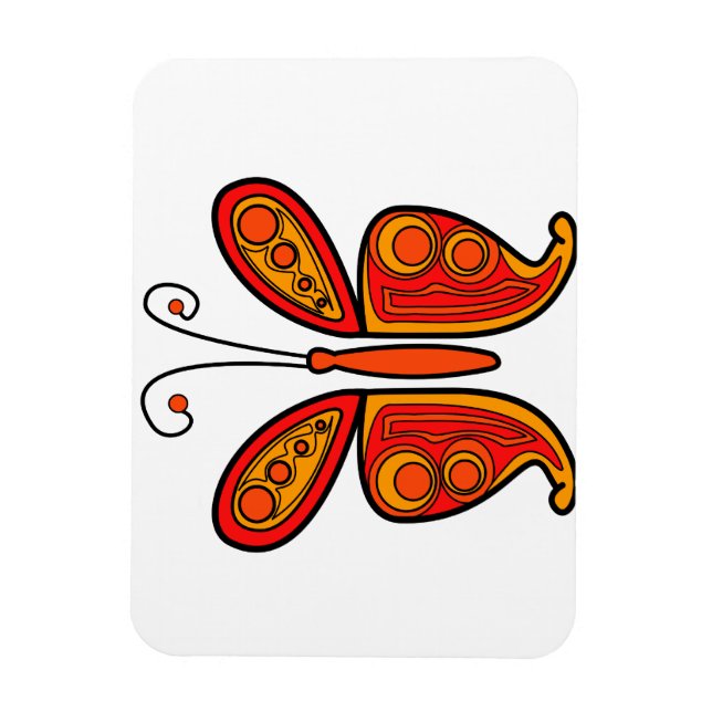 Schmetterling Magnet (Vertikal)