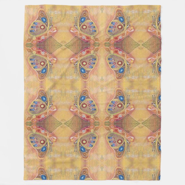 Schmetterling Magnetic Art Custom Fleece Blanket (Vorderseite)