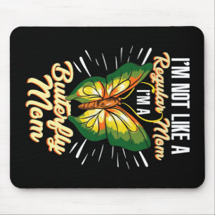 Schmetterling-Mama-Geschenk, Mama Geburtstagsgesch Mousepad