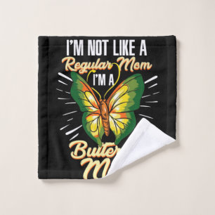 Schmetterling-Mama-Geschenk, Mama Geburtstagsgesch Waschlappen