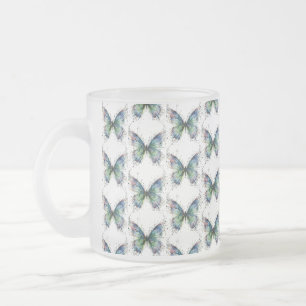 Schmetterling Mattglastasse