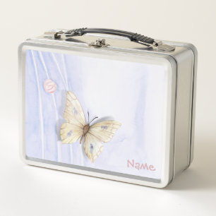 Schmetterling Metall Lunch Box