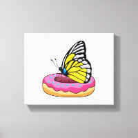 Schmetterling mit Donut