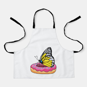 Schmetterling mit Donut Schürze