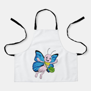 Schmetterling mit Handtasche Schürze