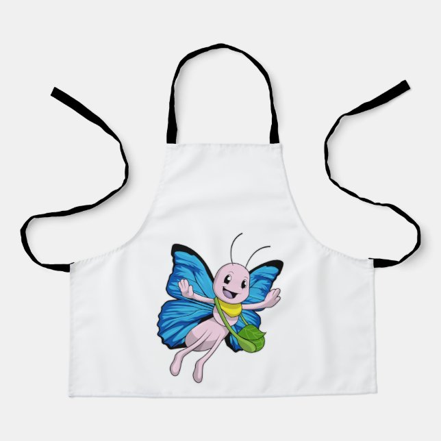 Schmetterling mit Handtasche Schürze (Vorderseite)