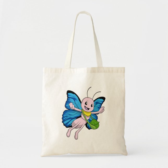 Schmetterling mit Handtasche Tragetasche (Vorne)