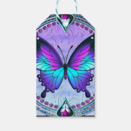 Schmetterling mit Hintergrund Geschenkanhänger