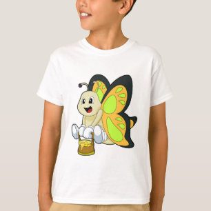 Schmetterling mit Honig T-Shirt