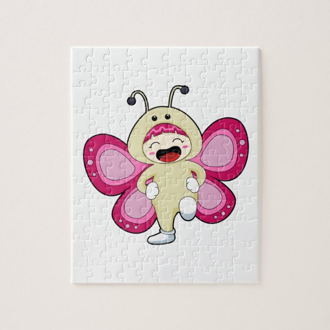 Schmetterling mit Kostüm (Vertikal)