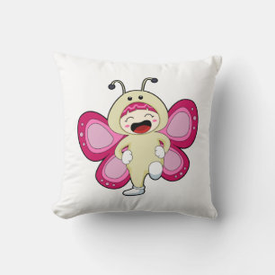 Schmetterling mit Kostüm Kissen