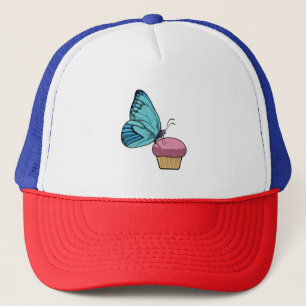 Schmetterling mit Muffin Truckerkappe