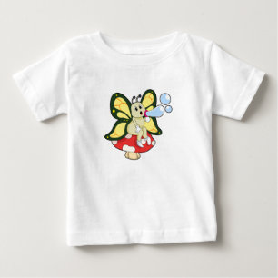 Schmetterling mit Seifenblasen Baby T-shirt