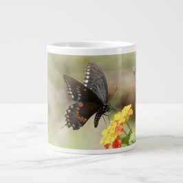 Schmetterling mit Vers; Psalm 118:24 Jumbo-Tasse