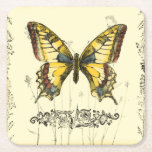 Schmetterling mit Wildblumen Rechteckiger Pappuntersetzer<br><div class="desc">Dieses Stück von Jennifer Goldberger ist Gegenstand eines bunten,  dekorativen Schmetterlings. Wildblumen werden an den Seiten und unter dem riesigen Schmetterling gezeichnet. Eine schöne pastellfarbene Grenze rundet die Szene ab. Bestellen Sie noch heute Ihren Ausdruck!</div>