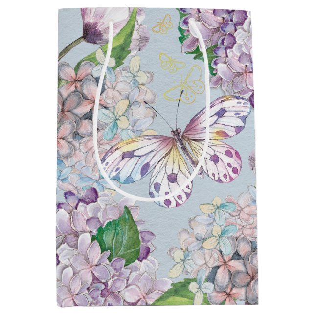 Schmetterling Mittlere Geschenktüte (Vorderseite)