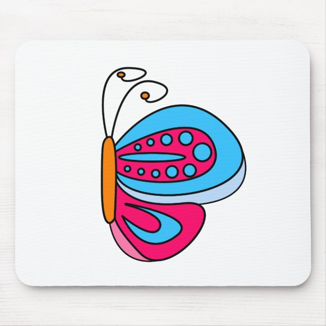 Schmetterling Mousepad (Vorne)