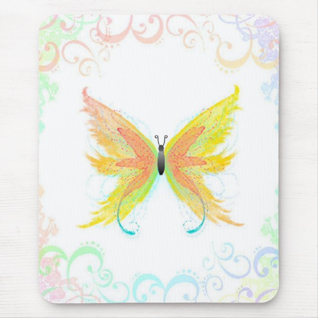 Schmetterling Mousepad (Vorne)