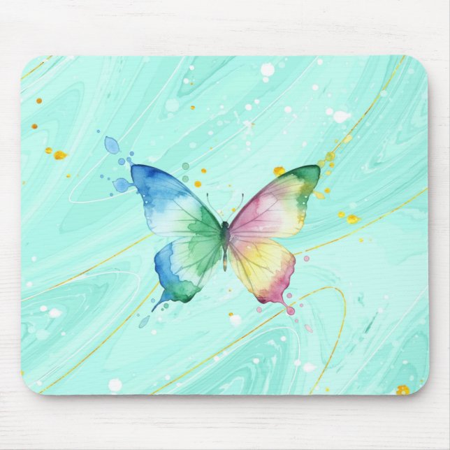 Schmetterling Mousepad (Vorne)