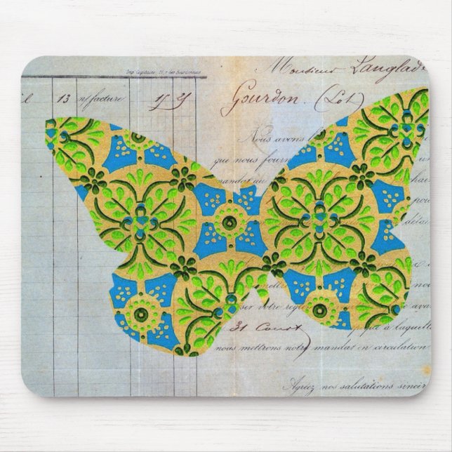 Schmetterling Mousepad (Vorne)