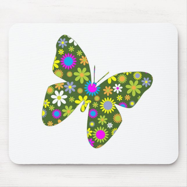 Schmetterling Mousepad (Vorne)