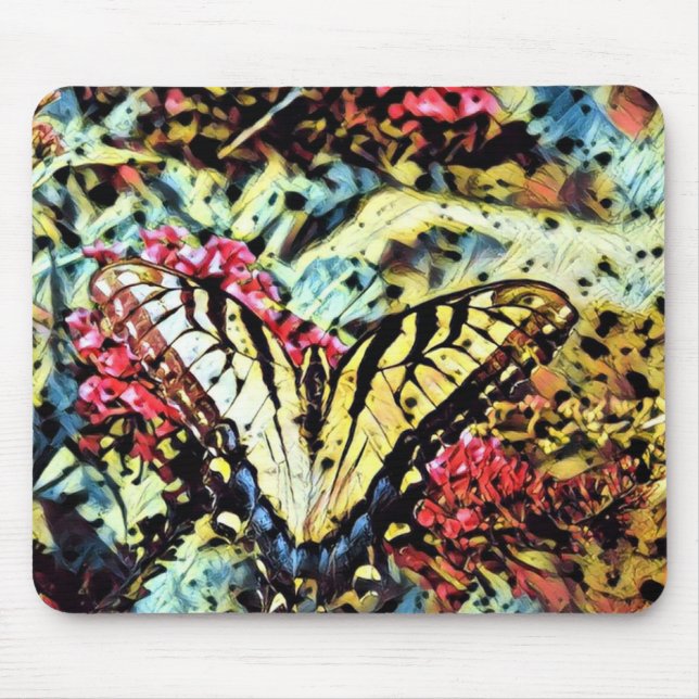Schmetterling Mousepad (Vorne)
