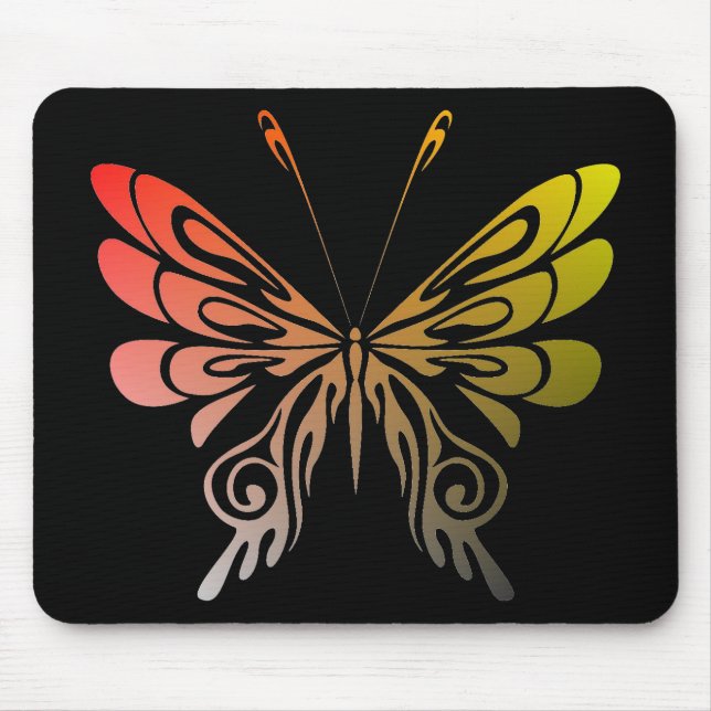 Schmetterling Mousepad (Vorne)