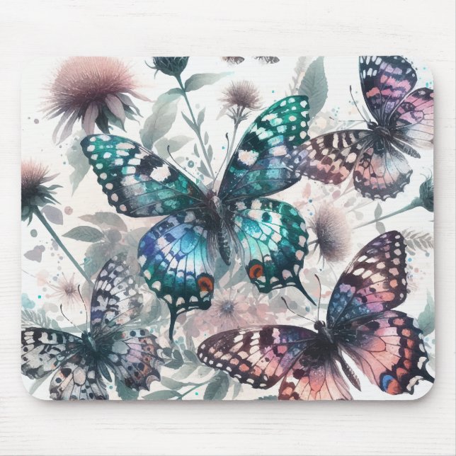 Schmetterling Mousepad (Vorne)