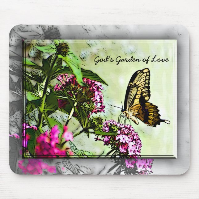 Schmetterling Mousepad (Vorne)
